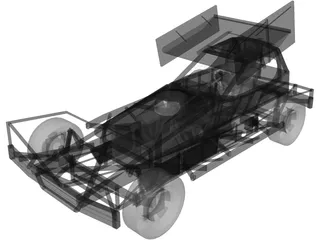 F1 Brisca Stockcar 3D Model