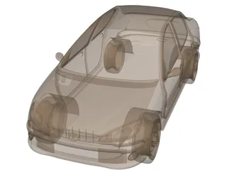 Peugeot 206 HDI Sedan 3D Model