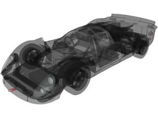 Ferrari 330P4 (1967) 3D Model