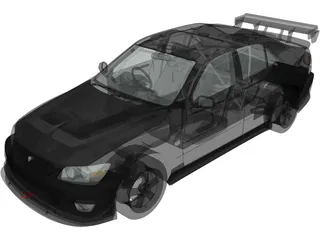 Toyota Altezza (2004) 3D Model