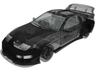 Nissan Fairlady ZvS TwinTurbo (1994) 3D Model