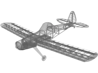 Piper Pawnne RC 3D Model