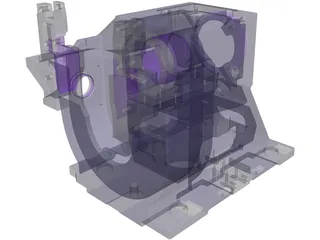 Engine Support 3D Model