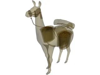 Llama 3D Model