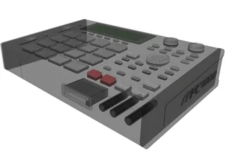 Akai MPC 1000 3D Model