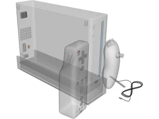 Nintendo Wii 3D Model