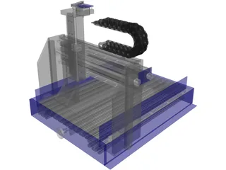 CNC Stepper 3D Model