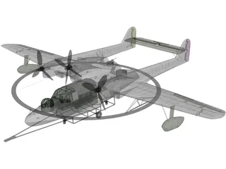 Blohm&Voss BV 138 MS 3D Model