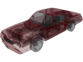 Chevrolet Monte Carlo SS (1986) 3D Model