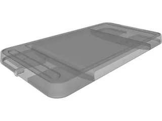 HTC HD 2 Mobile Phone 3D Model