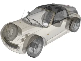 SMART Roadster 3D Model