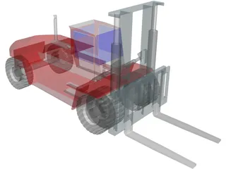 Kalmar DCD320 Forklift 3D Model