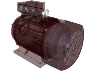 Electric Motor DM1-160L-18.5kW 3D Model