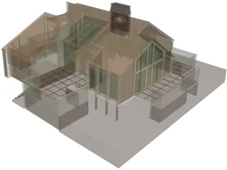 House Building 3D Model