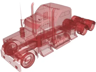 Kenworth W900L 3D Model