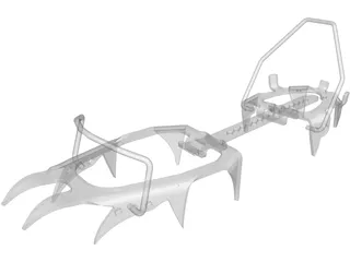 Mountainerin Crampon 3D Model