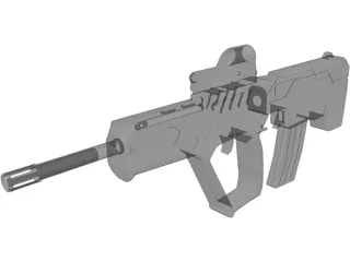 IMI Tavor TAR-21 3D Model