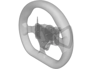 Steering Wheel 3D Model