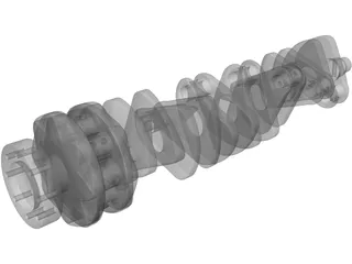 Crankshaft 3D Model