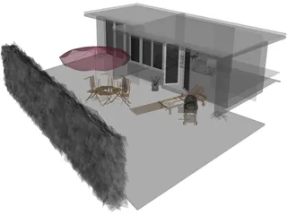 Bungalow 3D Model