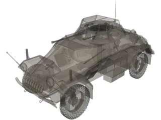 sd.kfz.222 3D Model