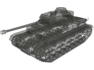 pzkpfw 4 3D Model