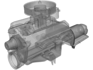 Engine V8 Chevelle 3D Model
