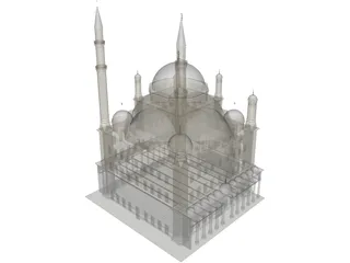 Alabaster Mosque 3D Model