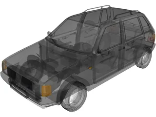 Fiat Uno S 3D Model