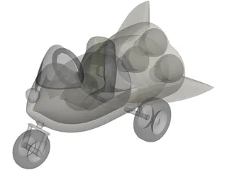 Rocket Trike 3D Model