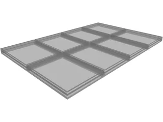 Solar Panels 3D Model