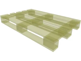 Europallet 3D Model