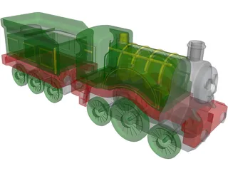 Thomas Locomotive 3D Model