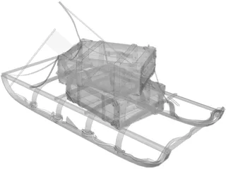 Antartic Sled 3D Model