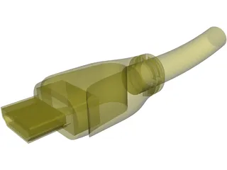 HDMI Plug 3D Model