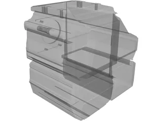 Honda GX-391 Engine 3D Model