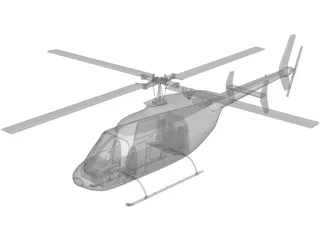 Bell 206 JetRanger 3D Model