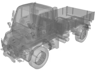 Mercedes-Benz Unimog U400 3D Model