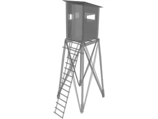 Hunting Blind 3D Model