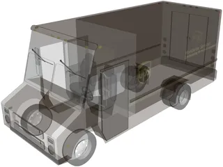 UPS Step Van 3D Model