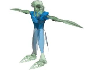 Alien Valanubae 3D Model