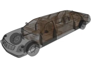 Cadillac Limo (2007) 3D Model