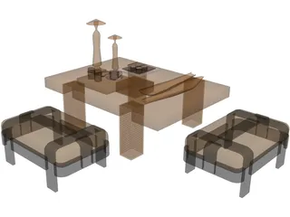 Coffee Table 3D Model