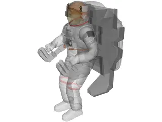 Astronaut 3D Model