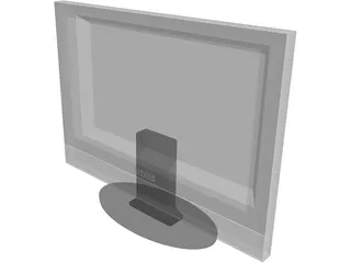 Plasma TV 3D Model