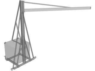 Rotating Beam for Hoist 3D Model