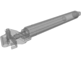 Gas Spring 3D Model