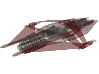 Narn Heavy Cruiser 3D Model