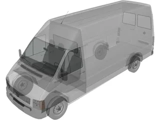 Volkswagen LT Long 3D Model