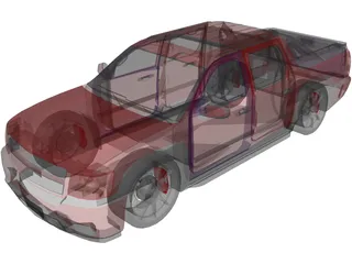 Chevrolet Avalanche (2009) 3D Model